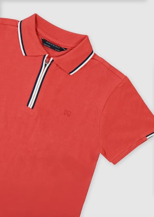 Mayoral Erkek Çocuk Yakalı Tshirt Kırmızı