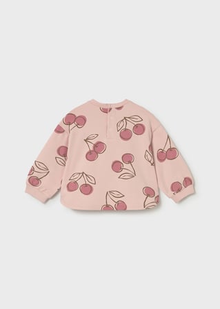 Mayoral Kız Bebek Sweatshirt Pembe