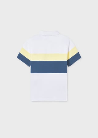 Mayoral Erkek Çocuk Yakalı Tshirt Beyaz