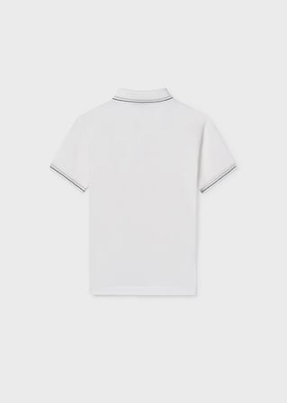 Mayoral Erkek Çocuk Yakalı Tshirt Beyaz