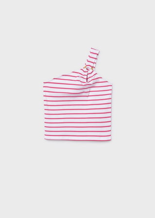 Mayoral Kız Çocuk Tek Omuz Tshirt Pembe