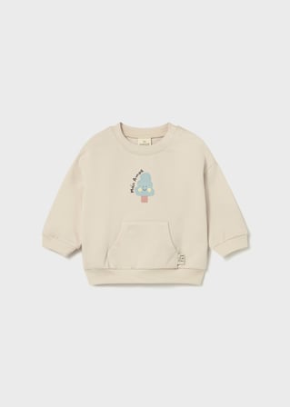 Mayoral Yenidoğan Bebek Sweatshirt Bej
