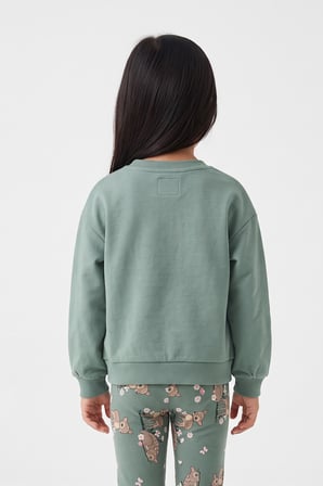 Kız Çocuk Magical Woodland Sweatshirt Yeşil