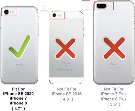 Apple iPhone SE 3 2022 360 Derece Kılıf Şeffaf Silikon Ön Arka