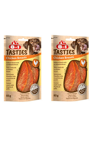 8in1 Tasties Chicken Breasts  Tavuk Göğüslü Köpek Ödülü 85 Gr. X 2 Adet