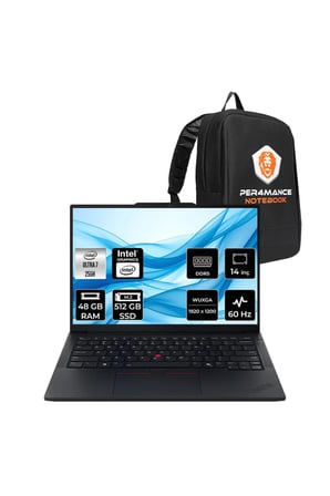 ThinkPad E14 G7 Ultra 7 255H 48GB 512GB SSD 14" FHD+ FDOS Dizüstü Bilgisayar & PER4 Çanta