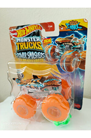 Premium Özel Seri Monster Trucks Arabalar Koleksiyonluk Araçlar- Tiger Shark Dev Tekerler