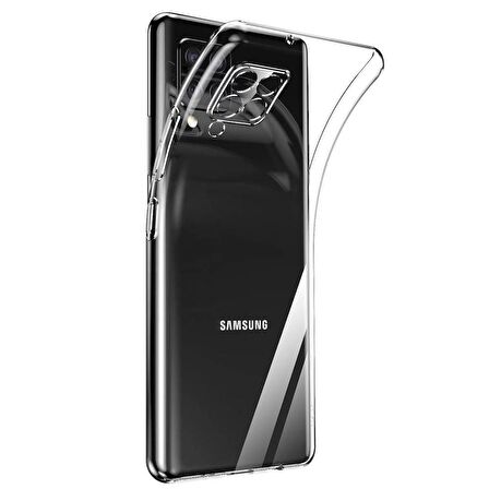 Smcase Samsung Galaxy A12 Kılıf Lüks Kamera Korumalı Silikon
