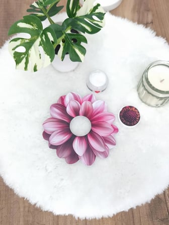 Pamuğum Atelier Çiçek Tasarım Kartlı 5ml Krem Kutulu Düğün, Söz, Nikah ve Nişan Hediyelik (50 Adet)