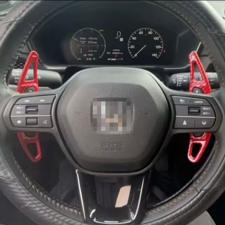 Honda Crv Kırmızı Karbon F1 Kulakçık Vites 2023-2025 Kırmızı