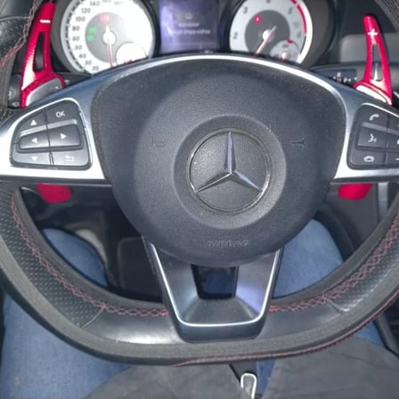 Mercedes Benz C117 Cla F1 Direksiyon Kulakçık-Kırmızı