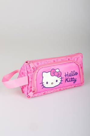  x Dekomus Lisanslı Hello Kitty Glitter Bow Collection Kalem Çantası 
