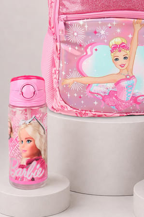 x Dekomus Lisanslı Barbie Ballerina Magic Collection Büyük Boy Okul Çantası,Beslenme Kabı ve Matara Seti