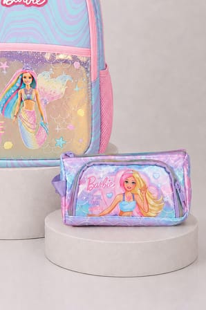 x Dekomus Lisanslı Barbie Deniz Kızı Collection Okul ve Kalem Çantası Seti