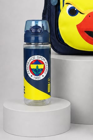 x Dekomus Lisanslı Fenerbahçe Yellow Collection 3D Baskılı Büyük Boy Okul Çantası,500 ML Matara ve Beslenme Kabı Seti