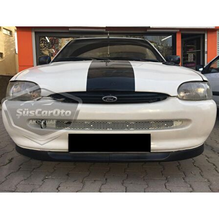 Ford Escort 1993-2003 Uyumlu Üniversal Astra H lip Esnek Ön Lip 2 Parça Tampon Altı Dil Karlık Ön Ek