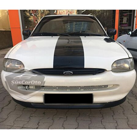 Ford Escort 1993-2003 Uyumlu Üniversal Astra H lip Esnek Ön Lip 2 Parça Tampon Altı Dil Karlık Ön Ek