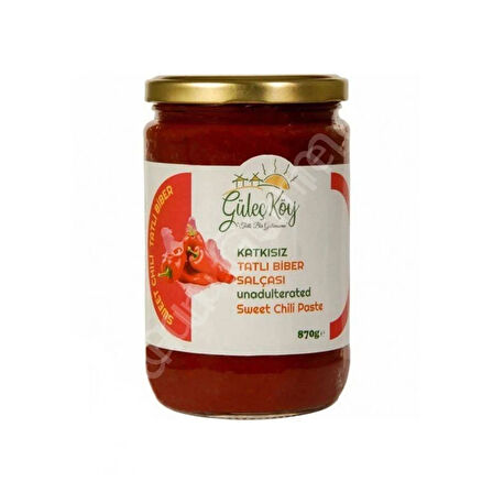 Güleç Köy Tatlı Biber Salçası 870 Gr.