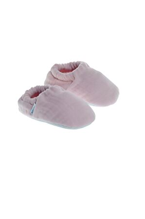 241322 Pembe Kız Bebek Patiği, Bebek Ayakkabısı, Kaymaz Taban