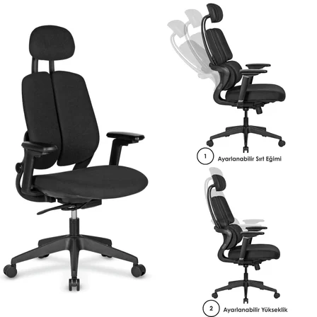 Casella Bonita Döşemeli Yönetici Koltuğu | Ofi̇s Koltuğu | Ergonomik, Şık ve Fonksiyonel