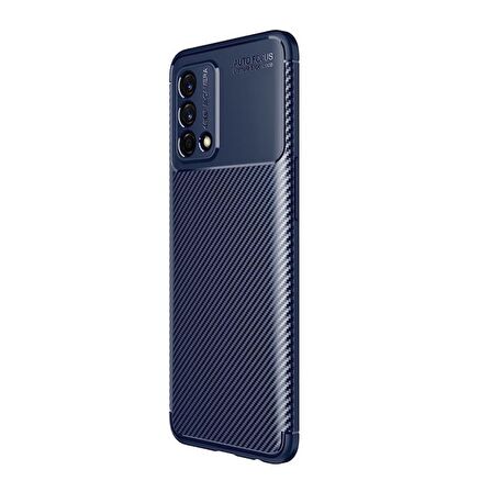 Smcase Oppo A74 Kılıf Negro Karbon Silikon  Nano Ekran Koruyucu