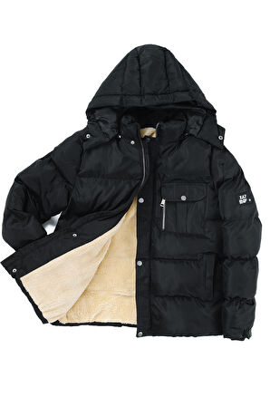 Erkek Çocuk  Çoçuk Kapüşonlu Şişme Mont KM.0041-Z