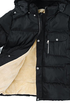 Erkek Çocuk  Çoçuk Kapüşonlu Şişme Mont KM.0041-Z