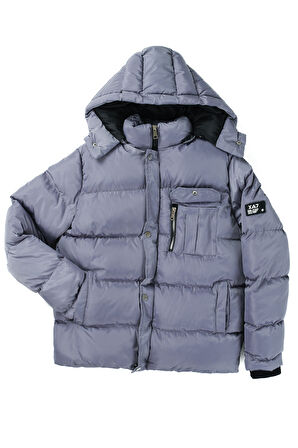 Erkek Çocuk  Çoçuk Kapüşonlu Şişme Mont KM.0041-Z