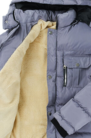 Erkek Çocuk  Çoçuk Kapüşonlu Şişme Mont KM.0041-Z