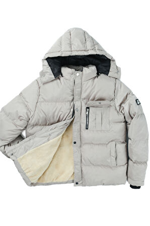 Erkek Çocuk  Çoçuk Kapüşonlu Şişme Mont KM.0041-Z