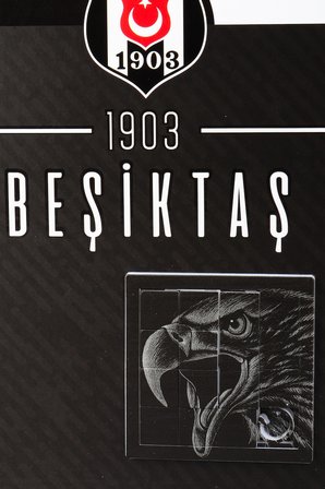 x Dekomus Lisanslı Beşiktaş Özel Tasarım Puzzle Figürlü Spiralli A5 Defter  80 Yaprak