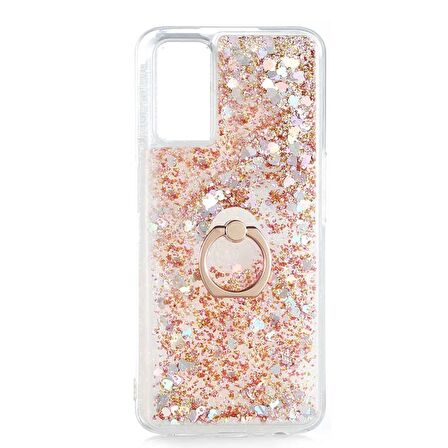 Smcase Xiaomi Redmi Note 10s Kılıf Sulu Yüzüklü Milce Silikon