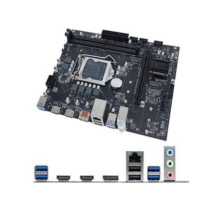 XASER Intel H511 10.11Gen 1200P DDR4 3200Mhz 2xHDMI 1xDp 1xNVMe 1xM.2 1xWifi Slot m-ATX Anakart (BULK)