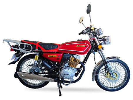 SFM Razzi 50T Kırmızı Klasik Motosiklet-2025 Model 