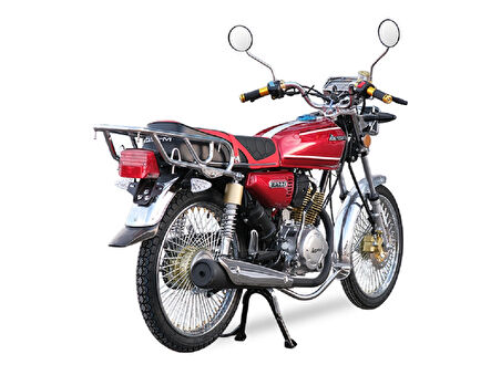 SFM Razzi 50T Kırmızı Klasik Motosiklet-2025 Model 