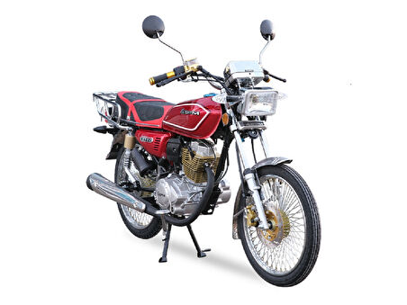 SFM Razzi 50T Kırmızı Klasik Motosiklet-2025 Model 