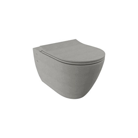 Bocchi Venezia Rimless Asma Klozet Mat Beton 1295-069-0128 Kapaksız