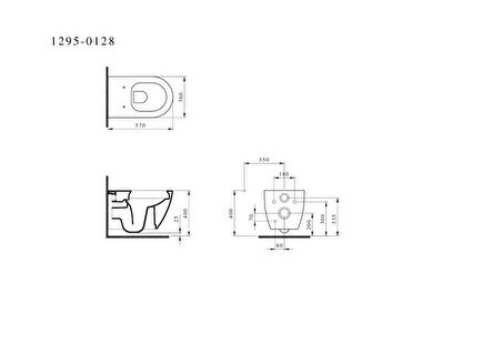 Bocchi Venezia Rimless Asma Klozet Mat Beton 1295-069-0128 Kapaksız