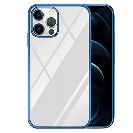Smcase iPhone 12 Pro Kılıf Tarex Pixel Plating Lazer Sert Rubber Silikon  Nano Ekran Koruyucu