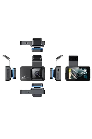 BLACK BOX WİFİ Lİ ARAÇ İÇİ KAMERA 3 İNÇ EKRANLI ÖN VE GERİ GÖRÜŞ KAMERALI MİKROFONLU 1296P SUPER HD