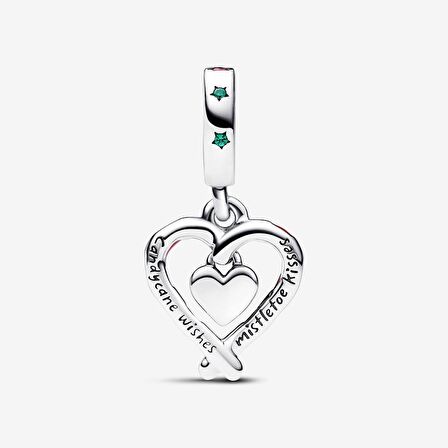 Çift Kişilik Şeker Kalp Sallantılı Charm 792822C01