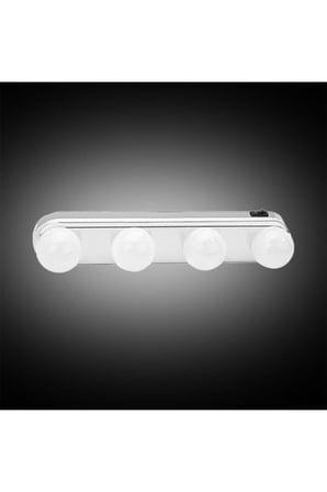 Taşınabilir 4 Led Ampul Parlak Stüdyo Makyaj Işığı Banyo Işığı
