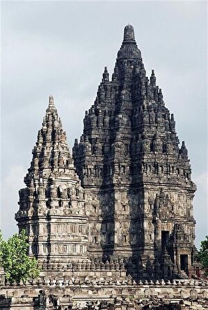 Prambanan Tapınağı Temalı Davul Anahtarlık