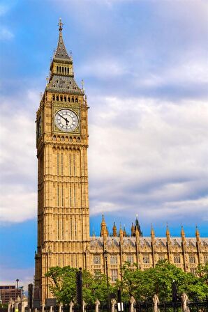 İkili Anahtarlık Big Ben Deri Püsküllü