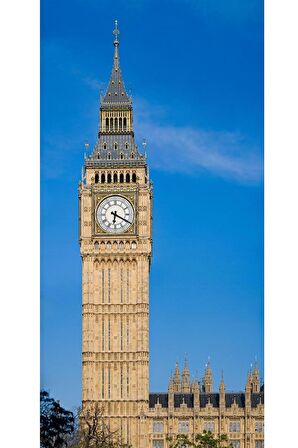 İkili Anahtarlık Big Ben Deri Püsküllü