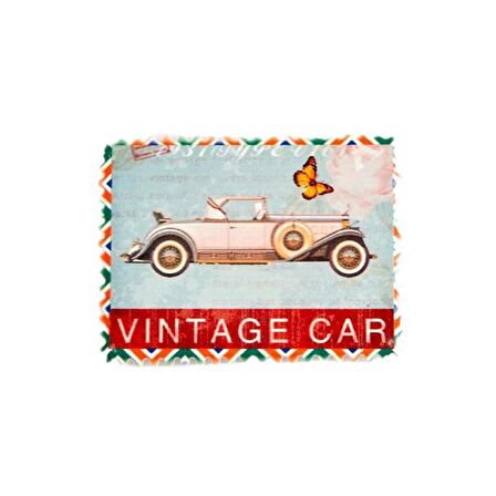Buzdolabı Magneti Vintage Car