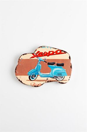 Buzdolabı Magneti Scooter Vespa 1963 VBB