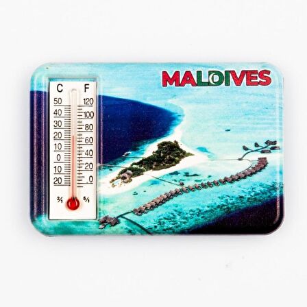 Maldivler Temalı Dereceli Magnet
