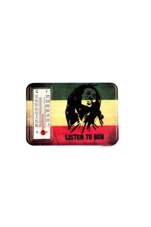 Bob Marley Jamaika Temalı Dereceli Magnet