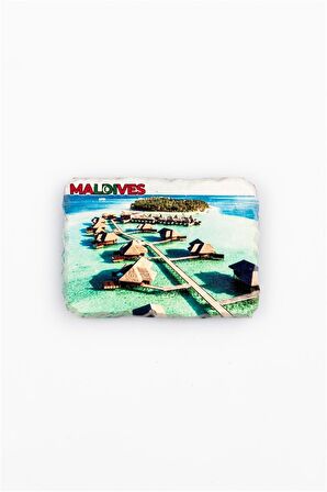 Maldivler Temalı Kırık Magnet